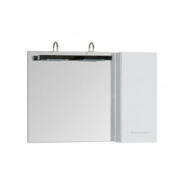 Зеркальный шкаф Aquanet Данте 60 R 00212377, белый