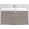 BelBagno Тумба с раковиной AURORA 1000 Cemento Pallido, ручки хром