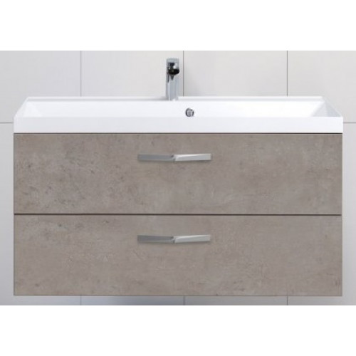 BelBagno Тумба с раковиной AURORA 1000 Cemento Pallido, ручки хром