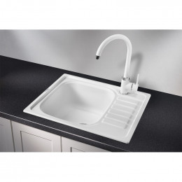 Кухонная мойка Granula 5801wh арктик