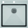 Мойка для кухни Paulmark Kroner Edge PM775151-BS 51x51 брашированная сталь