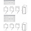 Ravak Душевая дверь в нишу PDOP2-100 Transparent, профиль белый