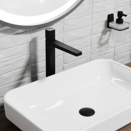 Смеситель для раковины WasserKRAFT Nuthe 9103H черный матовый