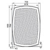 Зеркало Aquanet Тоскана 6085 с LED подсветкой, 600х850x32 мм, инфракрасный выключатель