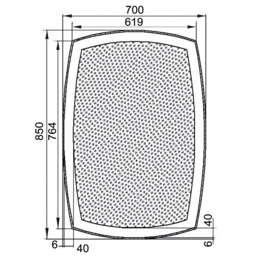 Зеркало Aquanet Тоскана 6085 с LED подсветкой, 600х850x32 мм, инфракрасный выключатель