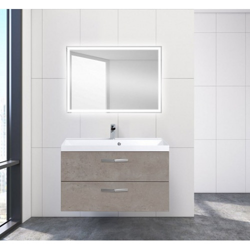 BelBagno Тумба с раковиной AURORA 900 Cemento Pallido, ручки хром