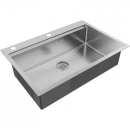 Мойка для кухни Paulmark Vast-Pro PM707551-BS 75x51 брашированная сталь