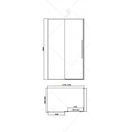 Душевой уголок RGW SV-42 32324272-11 120x70 см прямоугольный хром