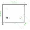 Royal Bath Душевой уголок RB 1120HPD-C-BL 120х100х185