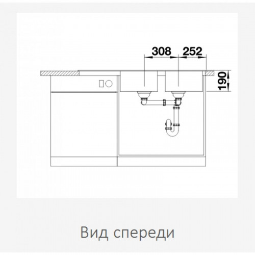 Мойка Blanco Legra 8 S Silgranit 523165 белый