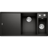 Кухонная мойка Blanco Axia III 6 S 525849, чаша слева, черный, разделочный столик из ясеня