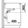 Кухонная мойка Blanco Axia III 6 S 525849, чаша слева, черный, разделочный столик из ясеня