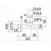 Кран-фильтр Paffoni Stick ZACC204ST 265057