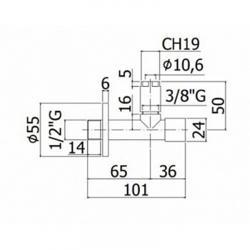 Кран-фильтр Paffoni Stick ZACC204ST 265057