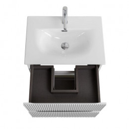 BelBagno Тумба с раковиной Uno mini 60 подвесная Bianco Opaco с раковиной BB-8099-3-60