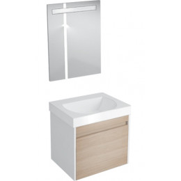 Kerama Marazzi Тумба с раковиной BUONGIORNO 60 дуб с 2 ящиками
