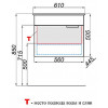 Aqwella Мебель для ванной Бриг 60 белая, 1 ящик, зеркальный шкаф