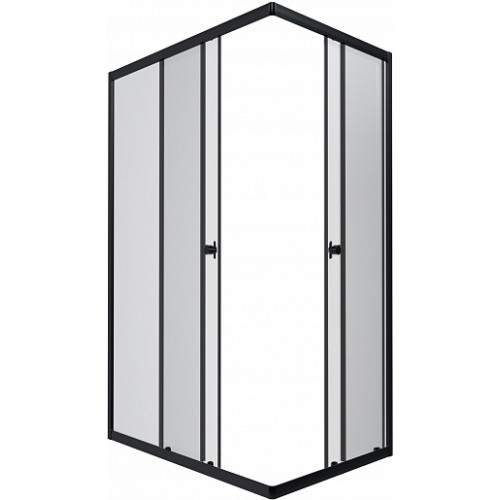 Triton Душевой уголок Вента-Блэк 120x80