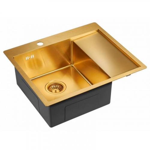 Мойка для кухни Paulmark Flank PM225951-BGL 59х51 золото