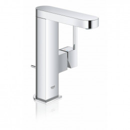 Смеситель для раковины GROHE Plus 23871003 со сливным гарнитуром, поворотный излив, M-Size