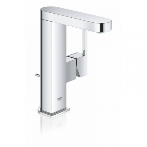 Смеситель для раковины GROHE Plus 23871003 со сливным гарнитуром, поворотный излив, M-Size