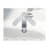 Смеситель для раковины GROHE Plus 23872003 со сливным гарнитуром, поворотный излив, M-Size, гладкий