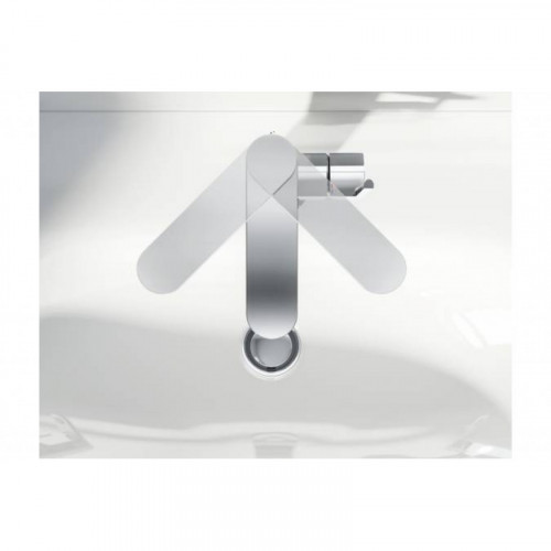 Смеситель для раковины GROHE Plus 23872003 со сливным гарнитуром, поворотный излив, M-Size, гладкий
