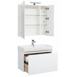 Aquanet Тумба с раковиной Йорк 85