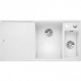 Кухонная мойка Blanco Axia III 6 S доска стекло чаша справа, белый