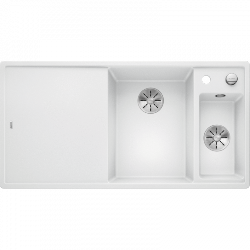 Кухонная мойка Blanco Axia III 6 S доска стекло чаша справа, белый