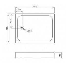 Gemy Поддон для душа ST12B