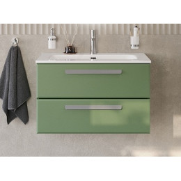 BelBagno Мебель для ванной Eco Cer-N 80 CZR-8073-80 фисташковый софт ручки серые
