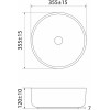 Iddis Раковина-чаша Ray 35.5 RAYBM03i27 белая