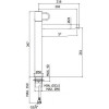 Смеситель для раковины Paffoni Joker JK081NO 285648 черный матовый
