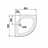 Triton Душевой поддон ПД22 80х80