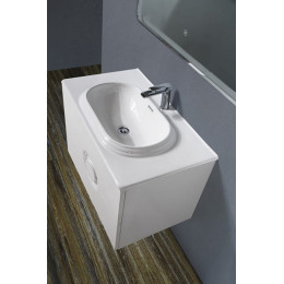 BelBagno Тумба с раковиной ONDA 800 Bianco Lucido
