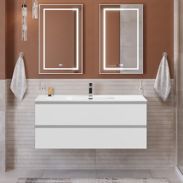 BelBagno Тумба с раковиной Kraft 120 Bianco Opaco