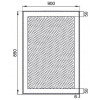 Зеркало Aquanet Алассио 9085 LED