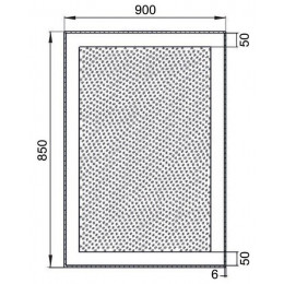 Зеркало Aquanet Алассио 9085 LED