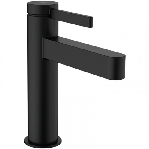 Смеситель для раковины Hansgrohe Finoris 76020670 с донным клапаном черный матовый