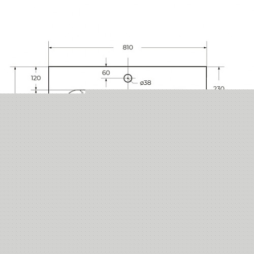 BelBagno Мебель для ванной Eco Cer-N 80 CZR-8073-80 grafito ручки сатиновое золото