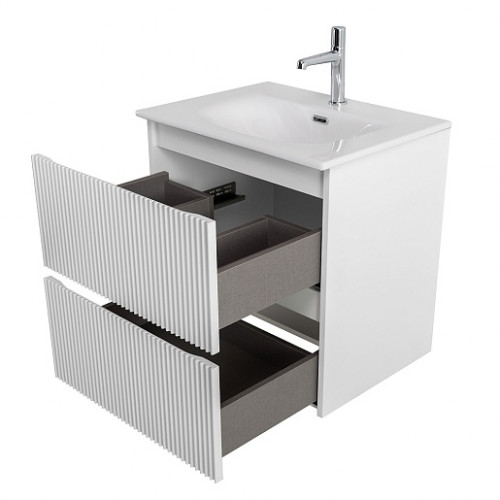 BelBagno Тумба с раковиной Uno mini 70 подвесная Bianco Opaco с раковиной BB-8099-3-70