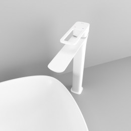 Смеситель для раковины Iddis Slide SLIWT01i01 матовый белый