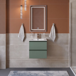 BelBagno Тумба с раковиной Kraft 39-50 подвесная Еловый матовый с раковиной BB500/390ETL
