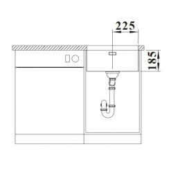 Мойка кухонная Blanco Solis 450-U 526120 хром