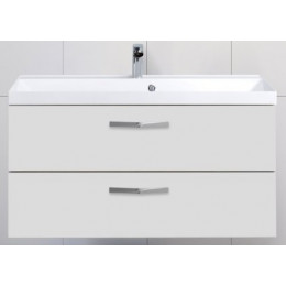 BelBagno Тумба с раковиной AURORA 1000 Bianco Opaco, ручки хром