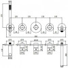 Смеситель с термостатом Paffoni Modular Box MDE001CR 285939 хром