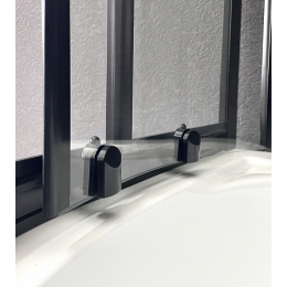Royal Bath Душевой уголок RB 90BK-T-BL 90х90х200