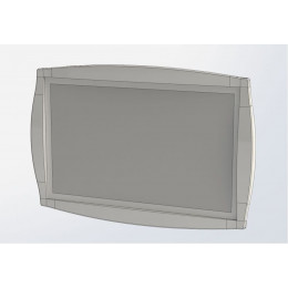 Зеркало Aquanet Виктория 120 00183927 черный / золото