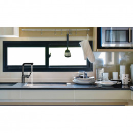 Смеситель для кухни Lemark Ursus LM7205BL черный